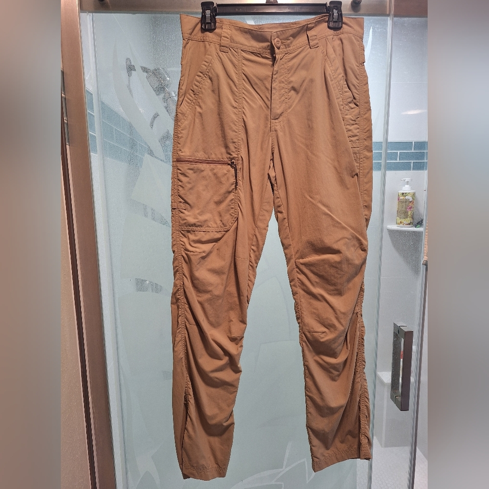 Men's Cargo Pants in Tan with Multi-Pocket Utility Design